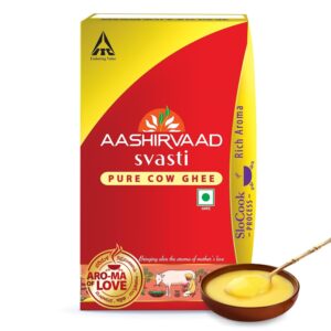 Groski - Diet Type Vegetarian Item Weight 900 Grams Brand Aashirvaad Flavour Ghee Biological Source Cow
