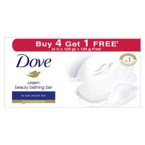 Dove Cream Beauty Bathing Soap pack of 5