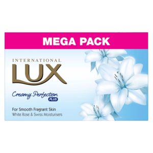LUX International Smooth & Radiant Bathing Soap Pack of 4