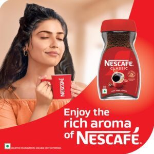 Nescafe Classic Coffee Powder Jar, 100% Pure Instant Coffee (100 g)