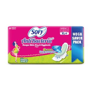 Groski - Sofy Anti-Bacteria Sanitary Pads (XL+ Size - 323 mm) 44 Pads