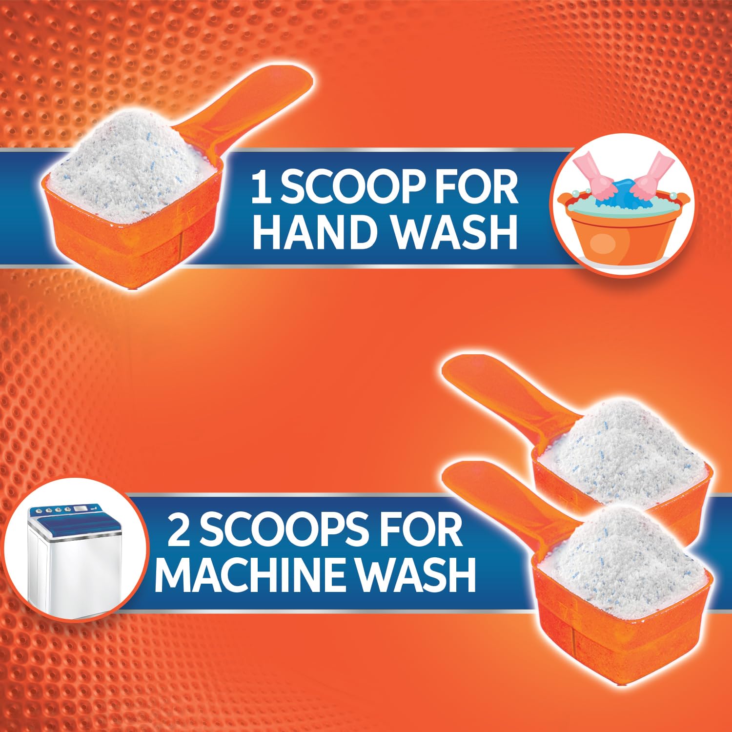 Tide Plus Double Power Washing Detergent Powder - 8 kg - Image 4